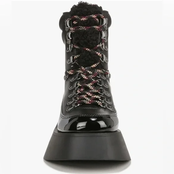 Circus NY by Sam Edelman Women's Gail Black Platform Lace Up Boots Size 9 NEW - Picture 3 of 10